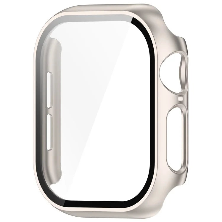 For Apple Watch Series 10 42mm Watch Case Hard PC Cover with Tempered Glass Screen Film