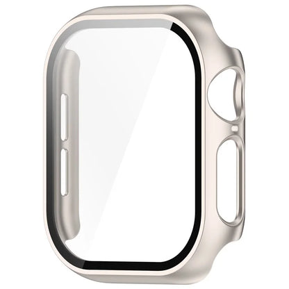 For Apple Watch Series 10 42mm Watch Case Hard PC Cover with Tempered Glass Screen Film