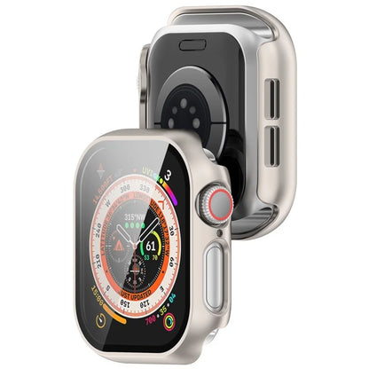 For Apple Watch Series 10 42mm Watch Case Hard PC Cover with Tempered Glass Screen Film