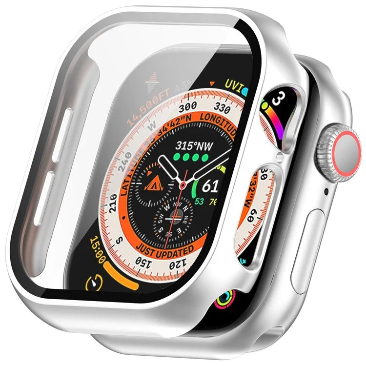 For Apple Watch Series 10 42mm Watch Case Hard PC Cover with Tempered Glass Screen Film