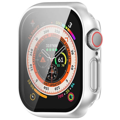For Apple Watch Series 10 42mm Watch Case Hard PC Cover with Tempered Glass Screen Film