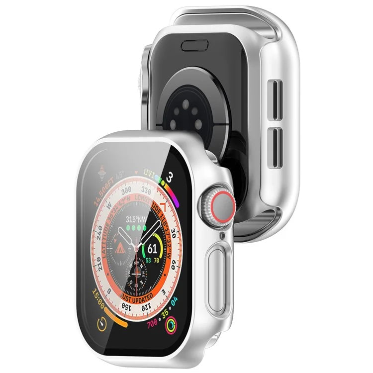 For Apple Watch Series 10 42mm Watch Case Hard PC Cover with Tempered Glass Screen Film