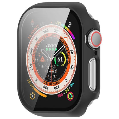 For Apple Watch Series 10 46mm Watch Case Hard PC Cover with Tempered Glass Screen Film