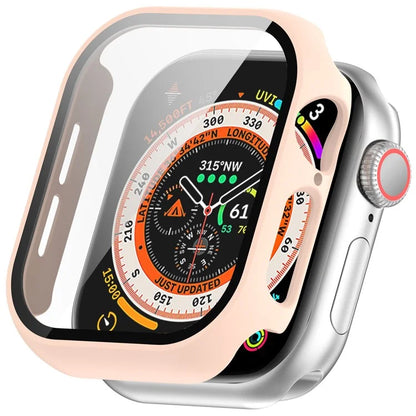 For Apple Watch Series 10 46mm Watch Case Hard PC Cover with Tempered Glass Screen Film