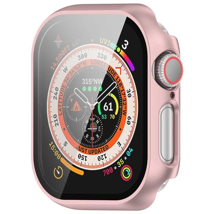 For Apple Watch Series 10 46mm Watch Case Hard PC Cover with Tempered Glass Screen Film