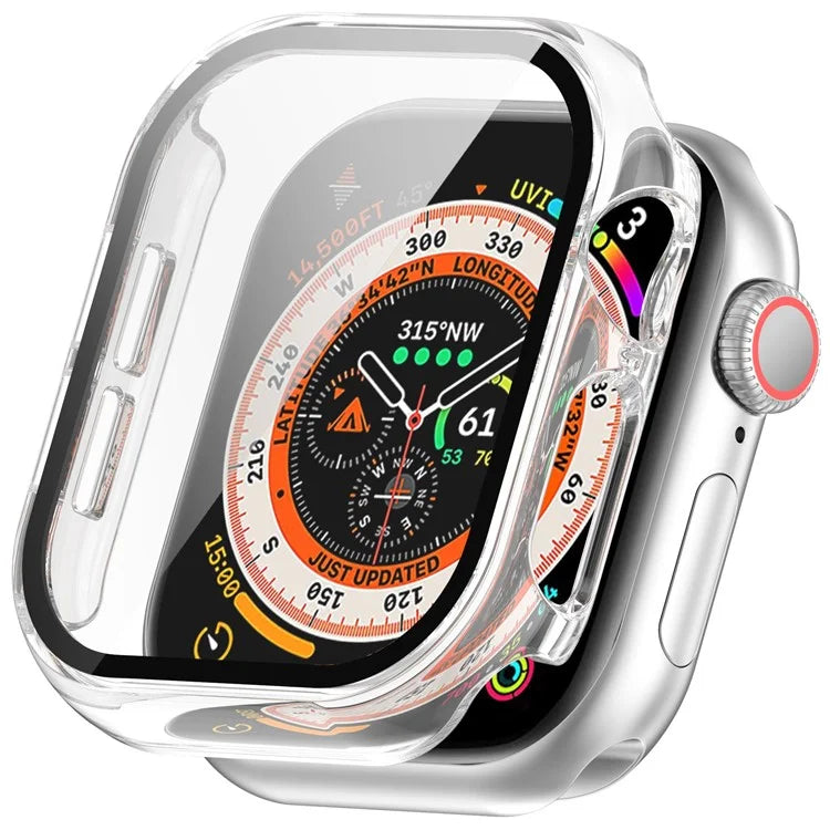 For Apple Watch Series 10 46mm Watch Case Hard PC Cover with Tempered Glass Screen Film