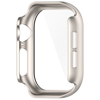 For Apple Watch Series 10 46mm Watch Case Hard PC Cover with Tempered Glass Screen Film