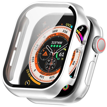 For Apple Watch Series 10 46mm Watch Case Hard PC Cover with Tempered Glass Screen Film