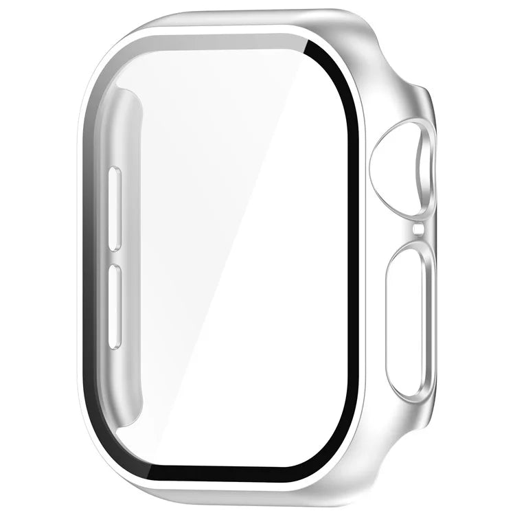 For Apple Watch Series 10 46mm Watch Case Hard PC Cover with Tempered Glass Screen Film