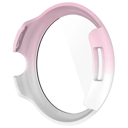 For Google Pixel Watch 3 41mm Watch Case Hard PC Cover with Tempered Glass Screen Film