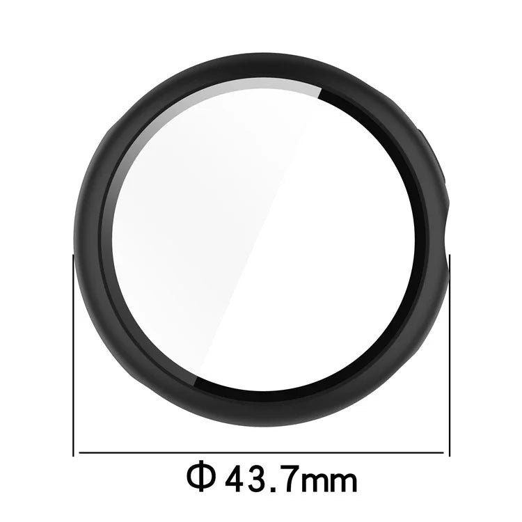 For Google Pixel Watch 3 41mm Watch Case Hard PC Cover with Tempered Glass Screen Film