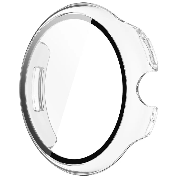 For Google Pixel Watch 3 41mm Watch Case Hard PC Cover with Tempered Glass Screen Film