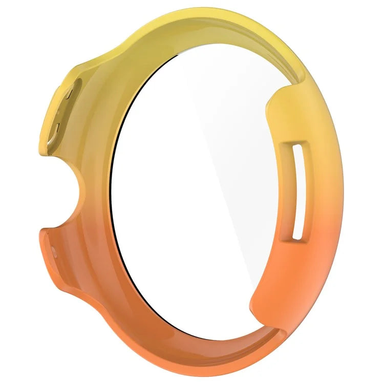 For Google Pixel Watch 3 45mm Watch Case Hard PC Cover with Tempered Glass Screen Film