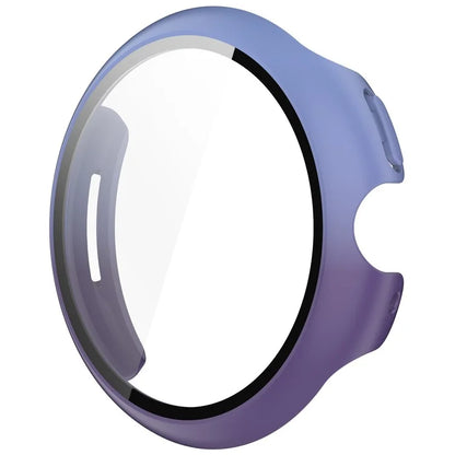 For Google Pixel Watch 3 45mm Watch Case Hard PC Cover with Tempered Glass Screen Film