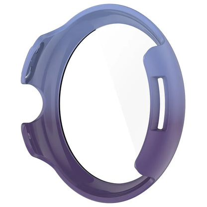 For Google Pixel Watch 3 45mm Watch Case Hard PC Cover with Tempered Glass Screen Film