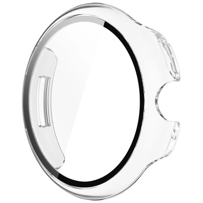 For Google Pixel Watch 3 45mm Watch Case Hard PC Cover with Tempered Glass Screen Film