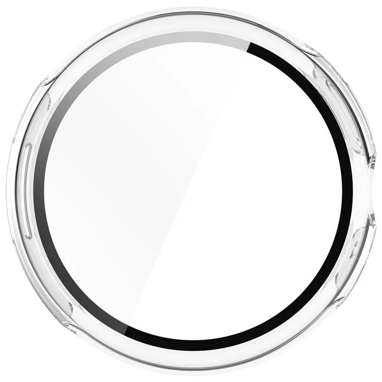 For Google Pixel Watch 3 45mm Watch Case Hard PC Cover with Tempered Glass Screen Film