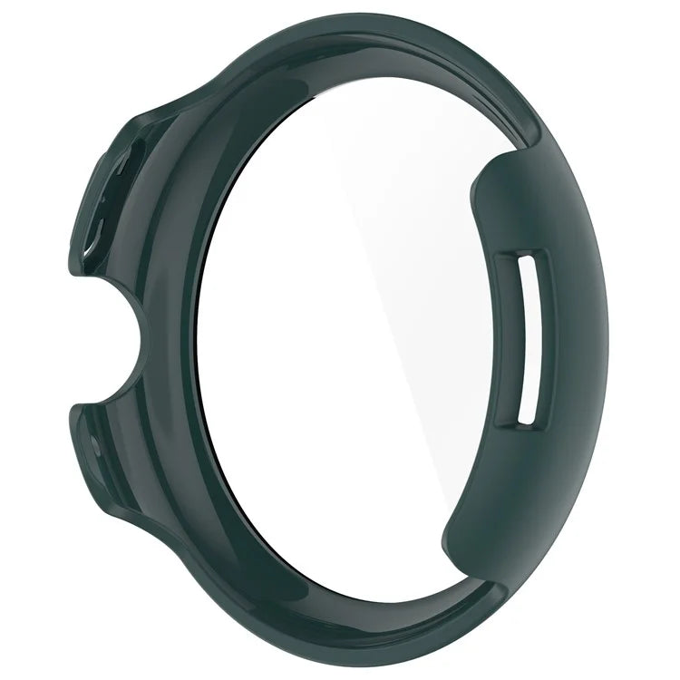 For Google Pixel Watch 3 45mm Watch Case Hard PC Cover with Tempered Glass Screen Film