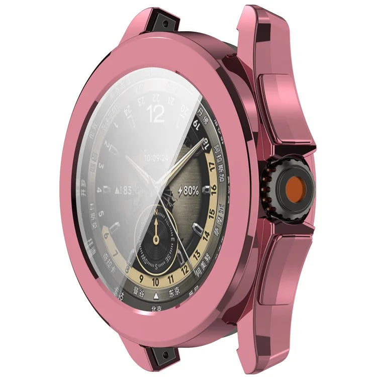 For Xiaomi Watch S4 Sport TPU Watch Case Electroplating Overall Protective Cover Built-In Screen Film