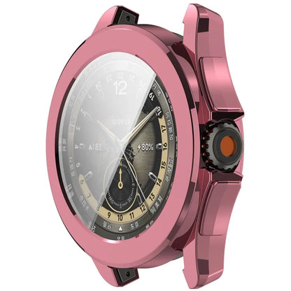 For Xiaomi Watch S4 Sport TPU Watch Case Electroplating Overall Protective Cover Built-In Screen Film