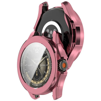 For Xiaomi Watch S4 Sport TPU Watch Case Electroplating Overall Protective Cover Built-In Screen Film