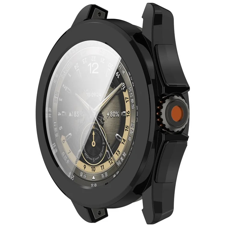For Xiaomi Watch S4 Sport TPU Watch Case Electroplating Overall Protective Cover Built-In Screen Film