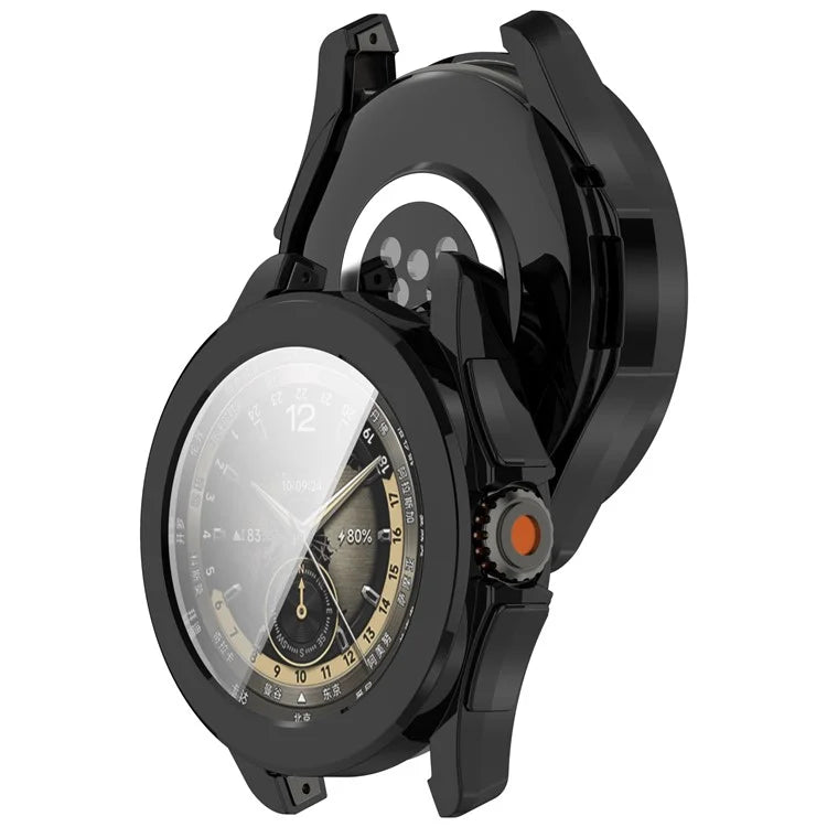 For Xiaomi Watch S4 Sport TPU Watch Case Electroplating Overall Protective Cover Built-In Screen Film