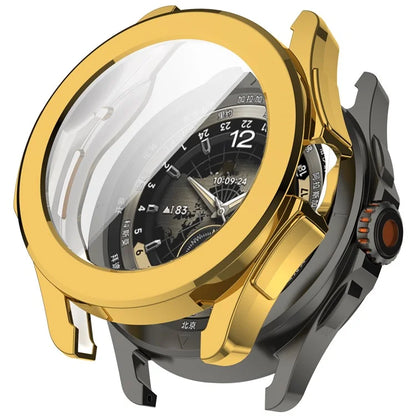For Xiaomi Watch S4 Sport TPU Watch Case Electroplating Overall Protective Cover Built-In Screen Film