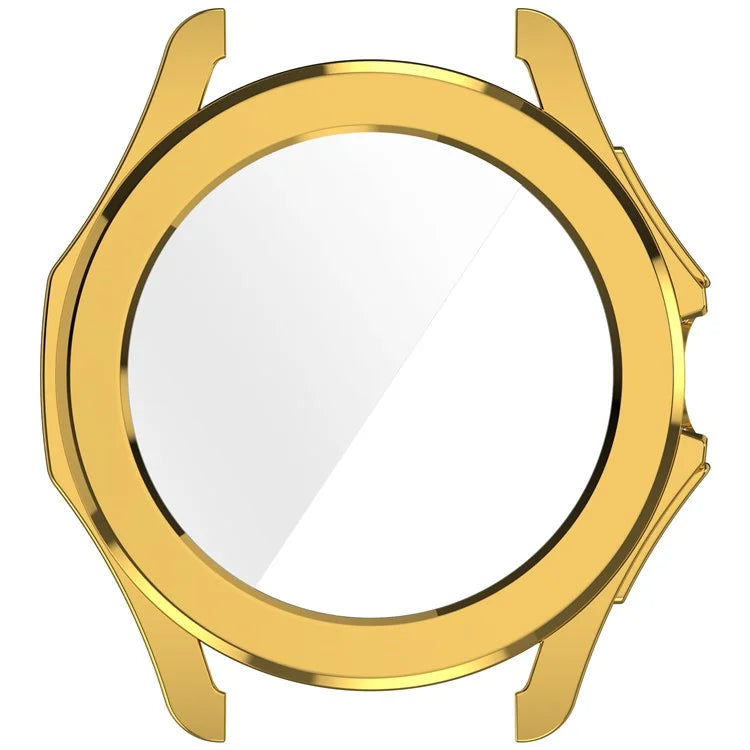 For Xiaomi Watch S4 Sport TPU Watch Case Electroplating Overall Protective Cover Built-In Screen Film