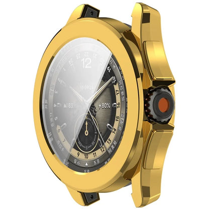 For Xiaomi Watch S4 Sport TPU Watch Case Electroplating Overall Protective Cover Built-In Screen Film