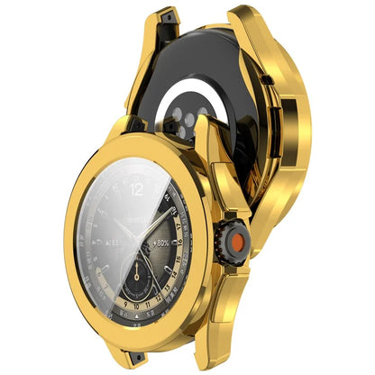 For Xiaomi Watch S4 Sport TPU Watch Case Electroplating Overall Protective Cover Built-In Screen Film
