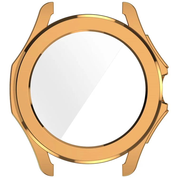 For Xiaomi Watch S4 Sport TPU Watch Case Electroplating Overall Protective Cover Built-In Screen Film