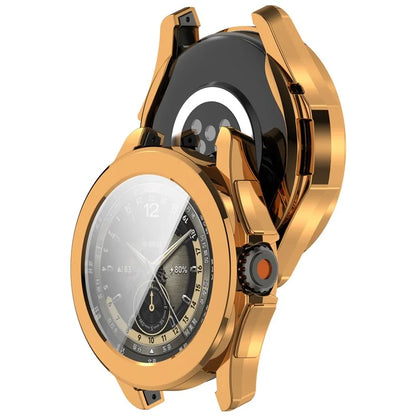 For Xiaomi Watch S4 Sport TPU Watch Case Electroplating Overall Protective Cover Built-In Screen Film