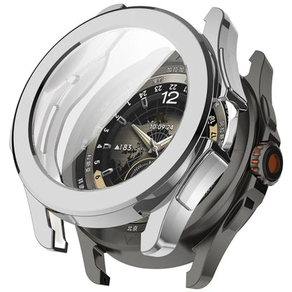 For Xiaomi Watch S4 Sport TPU Watch Case Electroplating Overall Protective Cover Built-In Screen Film