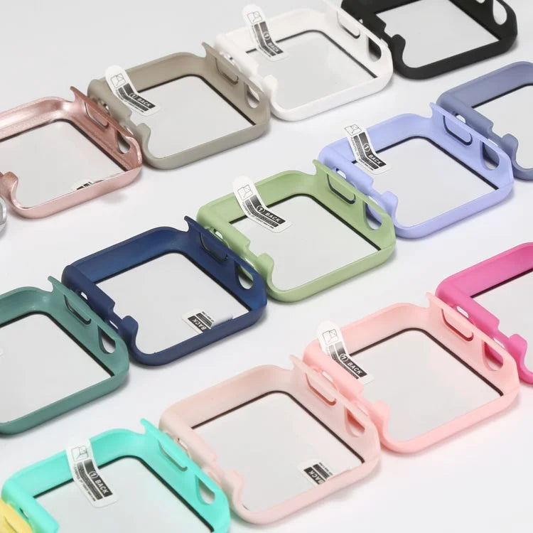 For Apple Watch Series 10 46mm Watch Case Protective Hard PC Cover with Tempered Glass Film