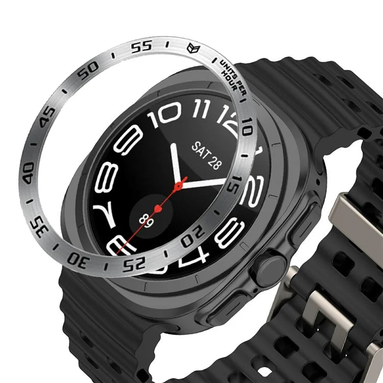 Type A for Samsung Galaxy Watch7 44mm Bezel Ring Metal Bezel Styling Dial Circle