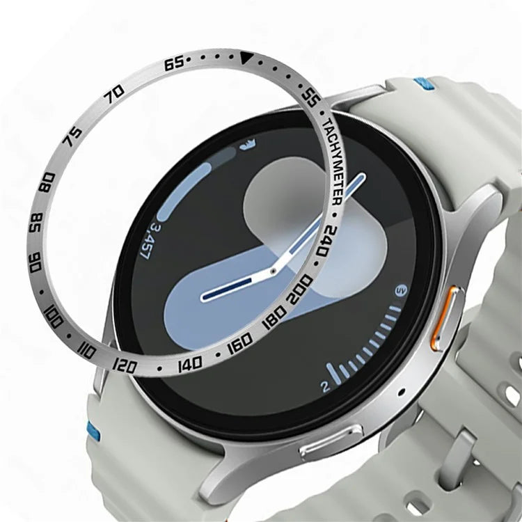 Type E for Samsung Galaxy Watch7 40mm Bezel Ring Metal Bezel Styling Dial Circle