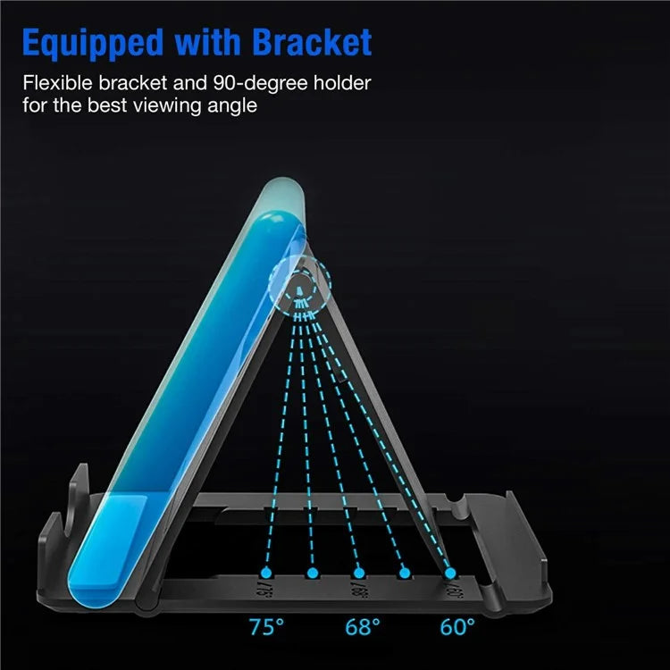 GAMWING Mix Lite Converter Programmable Combo Set with Keyboard, Mouse, Phone Holder for Android Phone Games