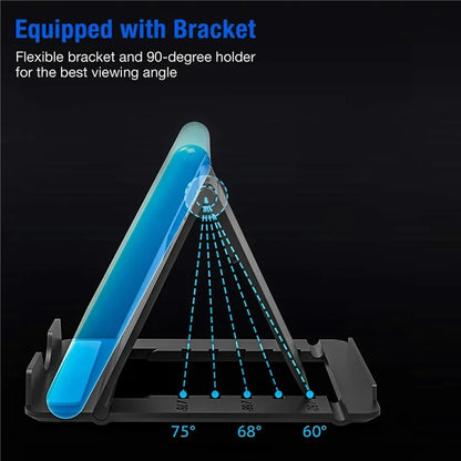 GAMWING Mix Lite Converter Programmable Combo Set with Keyboard, Mouse, Phone Holder for Android Phone Games