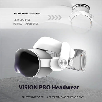 WOLMTT Adjustable Head Mount for Apple Vision Pro, 45-Degree Rotatable VR Headset Accessory