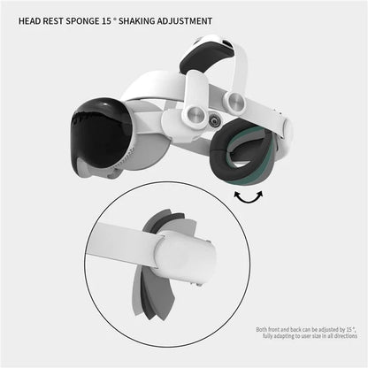 WOLMTT Adjustable Head Strap for Apple Vision Pro VR Headset Accessory