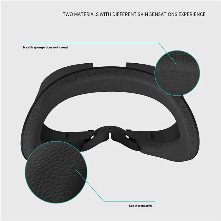 WOLMTT For Meta Quest 3 Facial Interface Adjustable Face Cover Pad VR Accessories