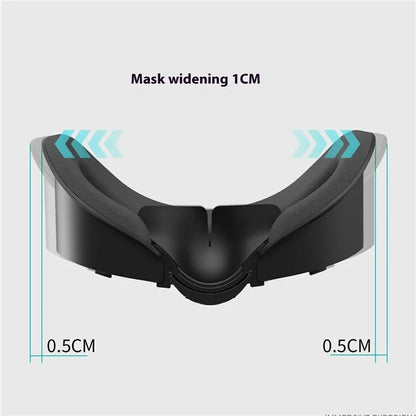 WOLMTT For Meta Quest 3 Facial Interface Adjustable Face Cover Pad VR Accessories