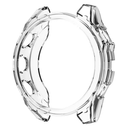 For Garmin Fenix 8 43mm Watch Case Shockproof TPU Cover Half-Wrapped