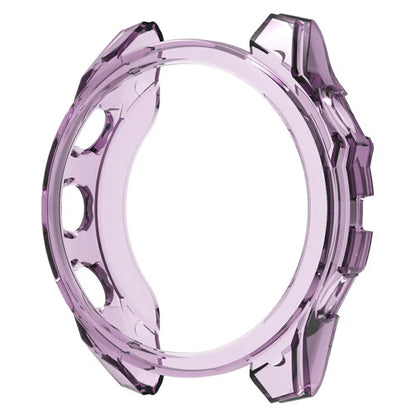 For Garmin Fenix 8 43mm Watch Case Shockproof TPU Cover Half-Wrapped