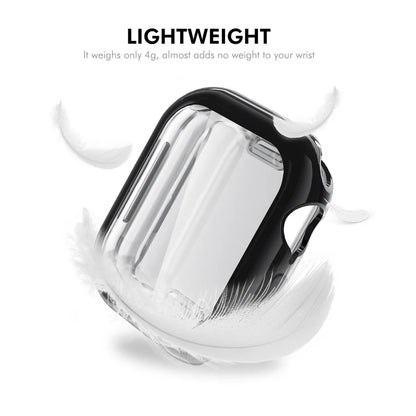 For Apple Watch Series 10 46mm ENKAY Hat-Prince TPU Watch Case Electroplating Watch Cover with Screen Protector
