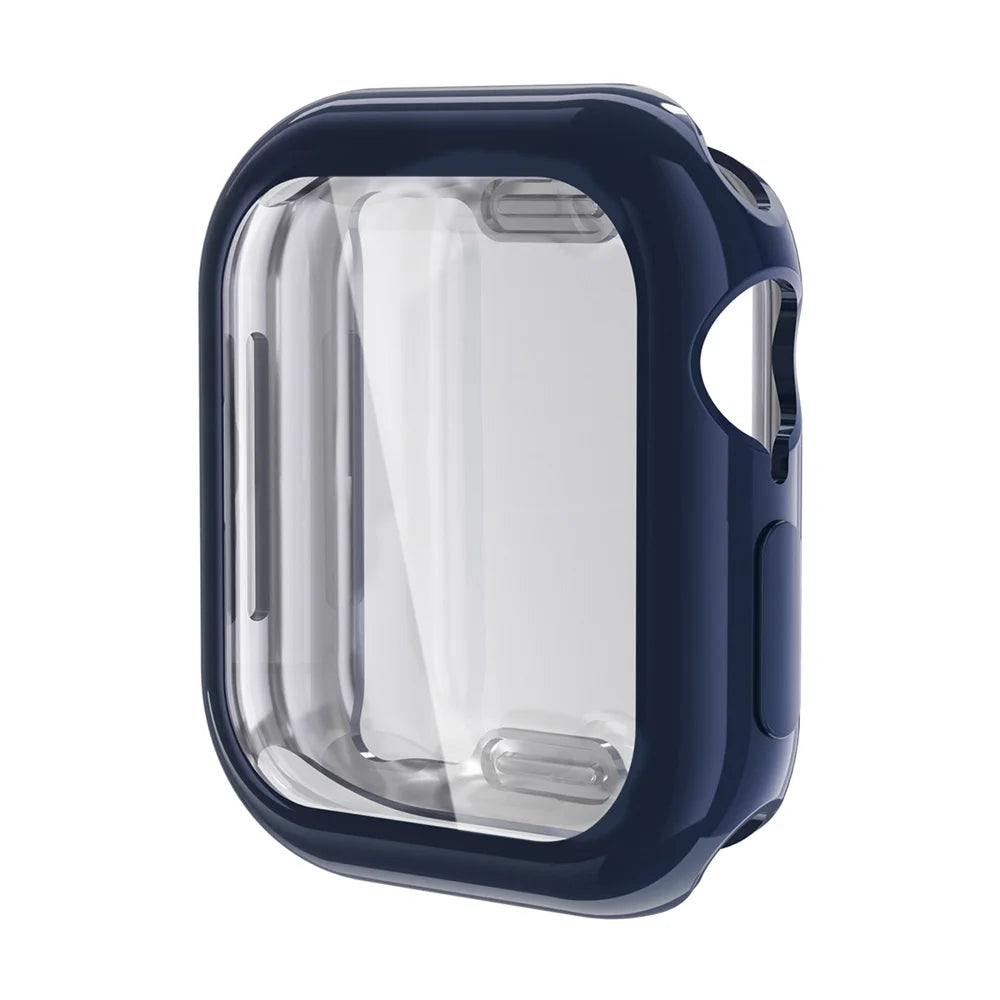 For Apple Watch Series 10 46mm ENKAY Hat-Prince TPU Watch Case Electroplating Watch Cover with Screen Protector