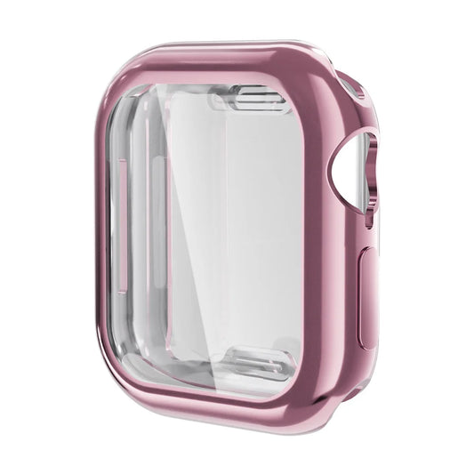 For Apple Watch Series 10 42mm ENKAY Hat-Prince TPU Watch Case Electroplating Watch Cover with Screen Protector