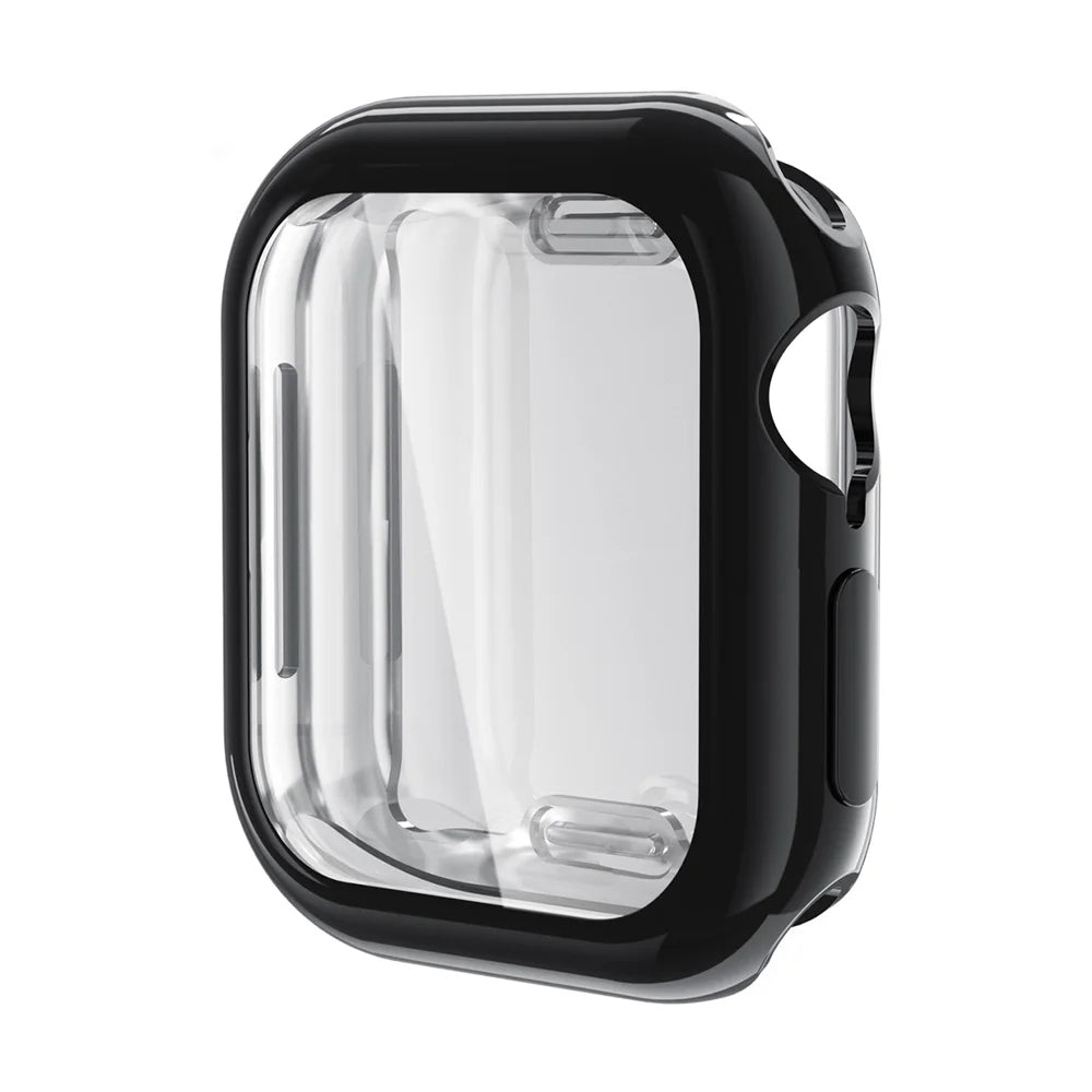 For Apple Watch Series 10 42mm ENKAY Hat-Prince TPU Watch Case Electroplating Watch Cover with Screen Protector