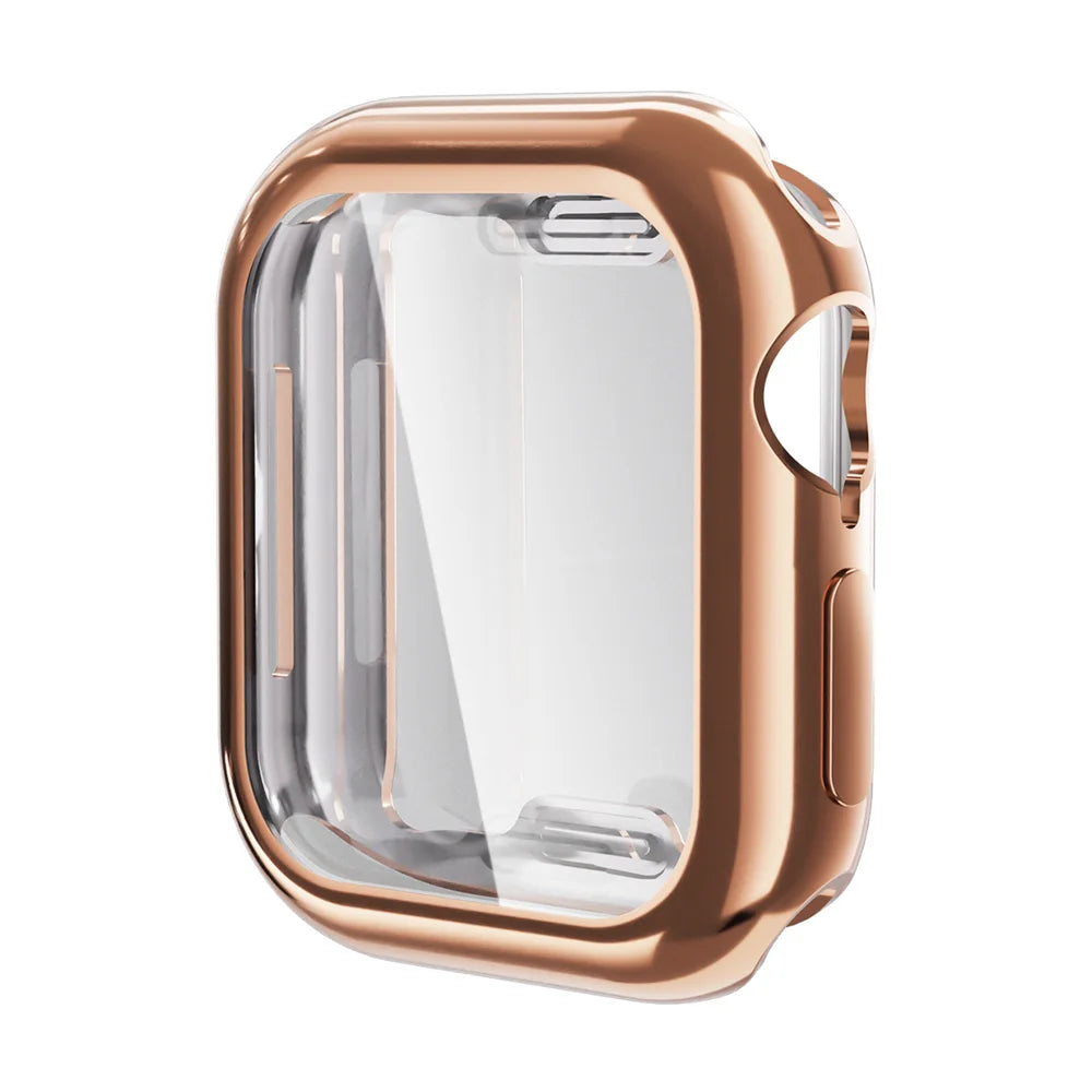 For Apple Watch Series 10 42mm ENKAY Hat-Prince TPU Watch Case Electroplating Watch Cover with Screen Protector